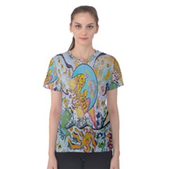 Supersonic Volcanic Moonship Women s Cotton Tee