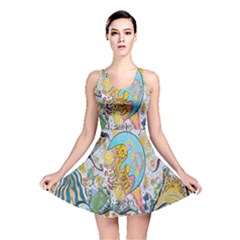 Supersonic Volcanic Moonship Reversible Skater Dress