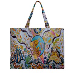 Supersonic Volcanic Moonship Zipper Mini Tote Bag