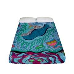 Mystic Mermaid Fitted Sheet (full/ Double Size)