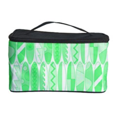 Bright Lime Green Colored Waikiki Surfboards  Cosmetic Storage by PodArtist