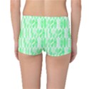 Bright Lime Green Colored Waikiki Surfboards  Reversible Boyleg Bikini Bottoms View2