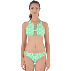 Bright Lime Green Colored Waikiki Surfboards  Perfectly Cut Out Bikini Set by PodArtist