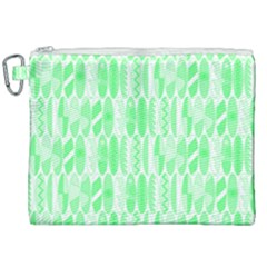 Bright Lime Green Colored Waikiki Surfboards  Canvas Cosmetic Bag (xxl) by PodArtist