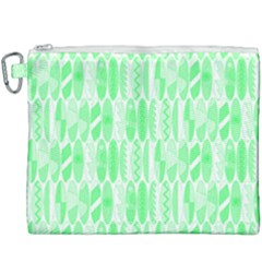 Bright Lime Green Colored Waikiki Surfboards  Canvas Cosmetic Bag (xxxl) by PodArtist