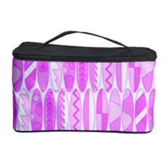 Bright Pink Colored Waikiki Surfboards  Cosmetic Storage by PodArtist