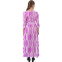 Bright Pink Colored Waikiki Surfboards  Button Up Boho Maxi Dress View2