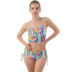 Mini Rainbow Colored Waikiki Surfboards  Mini Tank Bikini Set by PodArtist