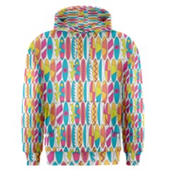 Rainbow Colored Waikiki Surfboards  Men s Pullover Hoodie by PodArtist