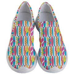 Rainbow Colored Waikiki Surfboards  Women s Lightweight Slip Ons by PodArtist