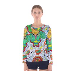 Cosmic Coocoobird Women s Long Sleeve Tee