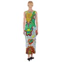 Cosmic Coocoobird Fitted Maxi Dress View2