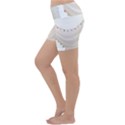 Indiahandycrfats women Fashion White Dupatta with Multicolour Pompom all four sides for Girls/women Lightweight Velour Yoga Shorts View2