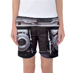 Vintage Camera Women s Basketball Shorts