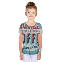 Delicious Coffee Kids  One Piece Tee