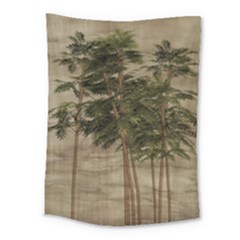 Vintage Bamboo Trees Medium Tapestry