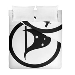 Logo Of Pirate Party Australia Duvet Cover Double Side (full/ Double Size) by abbeyz71