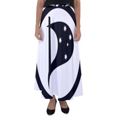 Logo Of Pirate Party Australia Flared Maxi Skirt by abbeyz71