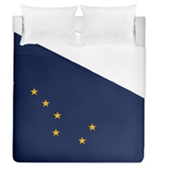 Flag Of Alaska Duvet Cover (queen Size) by abbeyz71