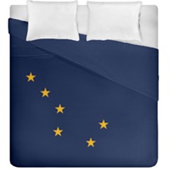 Flag Of Alaska Duvet Cover Double Side (king Size) by abbeyz71