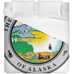 State Seal Of Alaska  Duvet Cover (king Size) by abbeyz71