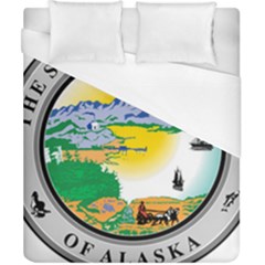 State Seal Of Alaska  Duvet Cover (california King Size) by abbeyz71