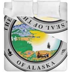 State Seal Of Alaska  Duvet Cover Double Side (king Size) by abbeyz71