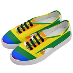 Usa Lgbt Flag Map Women s Classic Low Top Sneakers by abbeyz71