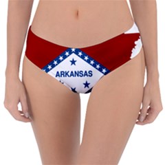 Flag Map Of Arkansas Reversible Classic Bikini Bottoms by abbeyz71