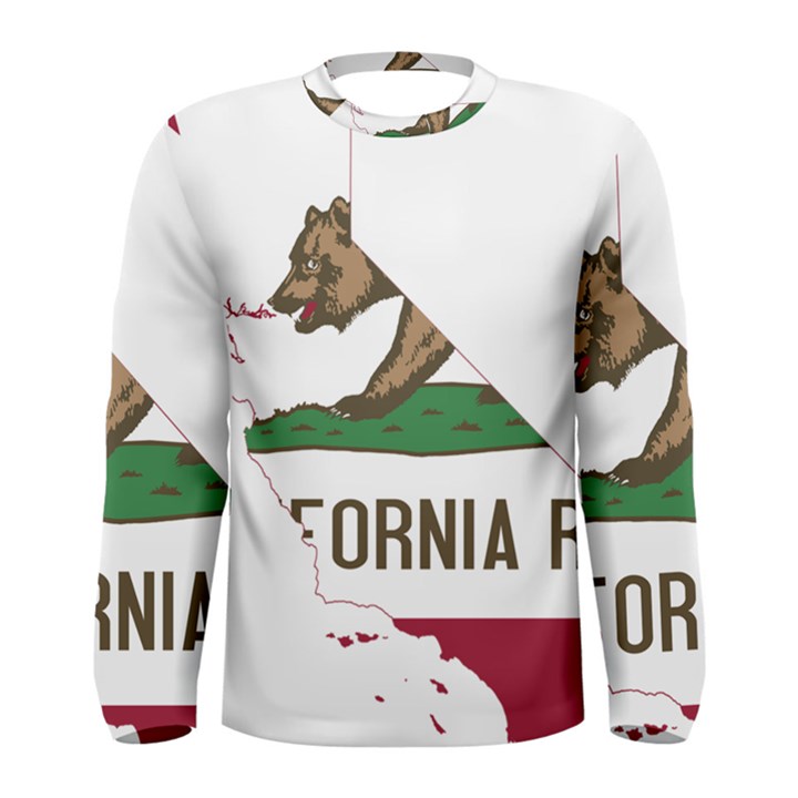 California Flag Map Men s Long Sleeve Tee