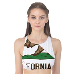 California Flag Map Tank Bikini Top by abbeyz71