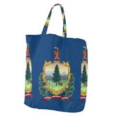 Flag Of Vermont Giant Grocery Tote by abbeyz71