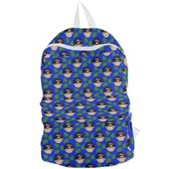 Frida Blue Foldable Lightweight Backpack by snowwhitegirl