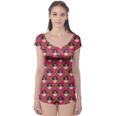 Frida Pink Boyleg Leotard 