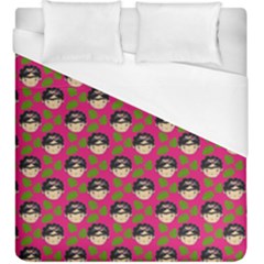 Frida Pink Duvet Cover (king Size) by snowwhitegirl