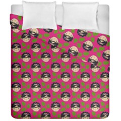 Frida Pink Duvet Cover Double Side (california King Size) by snowwhitegirl