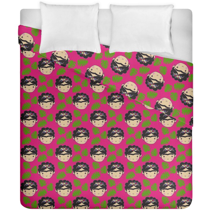 Frida Pink Duvet Cover Double Side (California King Size)