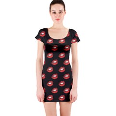 Mouthy Short Sleeve Bodycon Dress