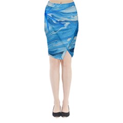 STAR LIGHT Midi Wrap Pencil Skirt