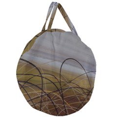 Static Giant Round Zipper Tote by WILLBIRDWELL