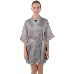 Veil Quarter Sleeve Kimono Robe by WILLBIRDWELL