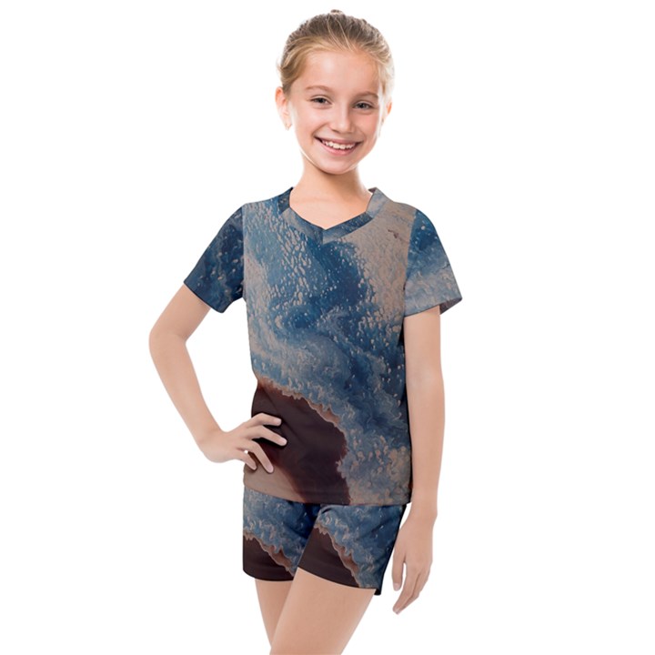 DESERT SKY Kids  Mesh Tee and Shorts Set