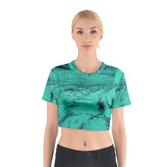 Neon Bubbles 2 Cotton Crop Top by WILLBIRDWELL