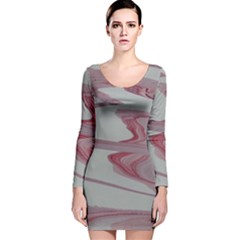 Melancholy Long Sleeve Velvet Bodycon Dress by WILLBIRDWELL