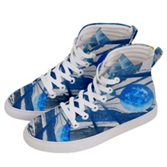 Pulsar Men s Hi-top Skate Sneakers by WILLBIRDWELL