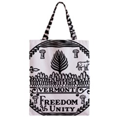 Great Seal Of Vermont Zipper Classic Tote Bag by abbeyz71