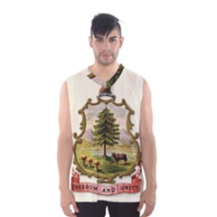 Coat Of Arms Of Vermont Men s Basketball Tank Top by abbeyz71