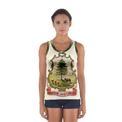 Coat Of Arms Of Vermont Sport Tank Top  by abbeyz71