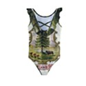 Coat of Arms of Vermont Kids  Frill Swimsuit View2