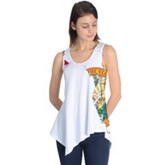 Flag Map of Florida  Sleeveless Tunic